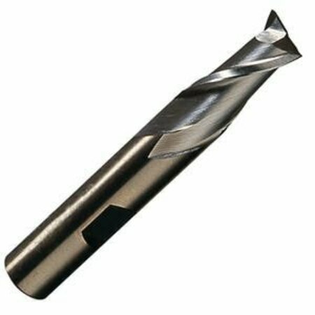 CHAMPION CUTTING TOOL 3/16in x 3/8in - 600 High Speed End Mill - Single End, Center Cutting, 2 Flute, RH Helix, HSS CHA 600-3/16X3/8